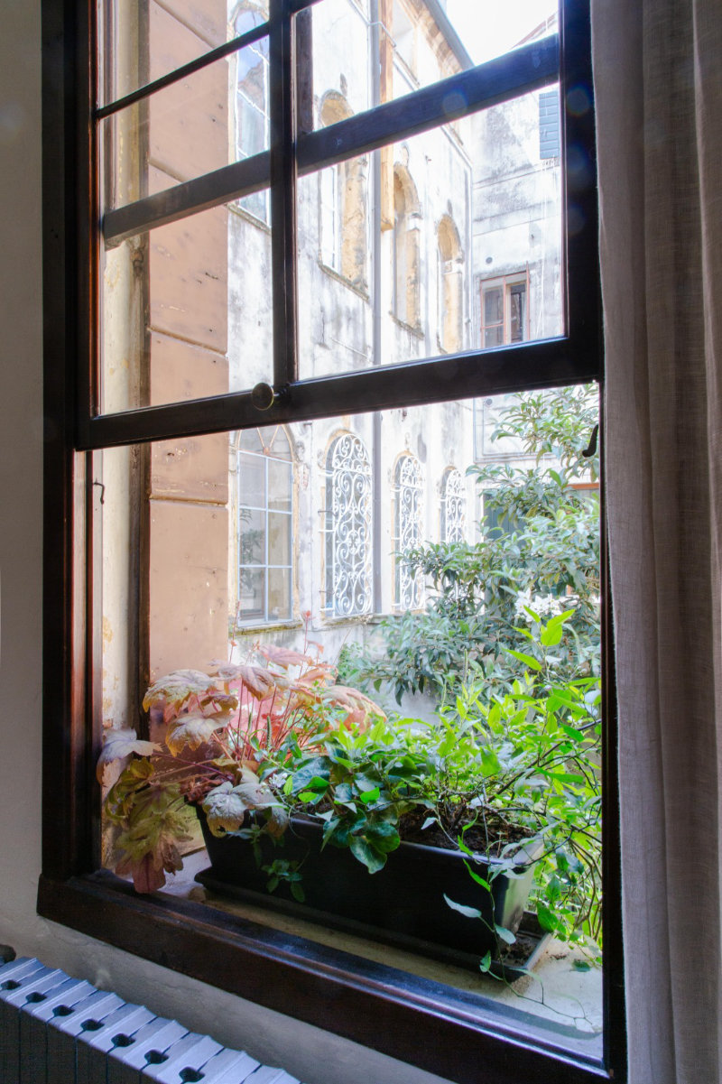 La finestra ssul giardino